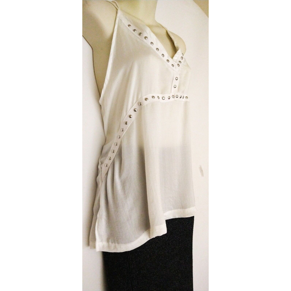 CBR Exclusive Collection Women's Strappy Cami Tank Top Rhinestone Studded NWT LG - Picture 5 of 8